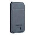 LC.IMEEKE Portacarte magnetico con blocco RFID e supporto per il calcio - Blu