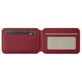 LC.IMEEKE Portacarte magnetico di blocco RFID con supporto - Rosso