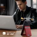 LC.IMEEKE Portacarte magnetico di blocco RFID con supporto - Rosso
