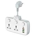 LDNIO SC2413: ciabatta da 20W con 2 prese CA, 4 porte USB e ricarica rapida PD