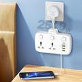 LDNIO SC2413: ciabatta da 20W con 2 prese CA, 4 porte USB e ricarica rapida PD