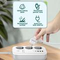 LDNIO SEW3452 Presa multipla intelligente WiFi - Ricarica rapida PD da 30W, 3 prese UE, 4 porte USB e controllo remoto tramite app
