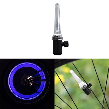 LEADBIKE LD58 Luce luminosa della ruota della bicicletta Luce di raggi impermeabilizza il freddo LED della lampada della bicicletta Decorazione della luce di velluto - Blu