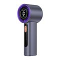 Ventilatore portatile con display LED, 100 livelli di velocità e ricarica Type-C - 3000mAh
