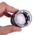 Lente d\'ingrandimento a LED e scala UV con messa a fuoco regolabile - 30x - nero / bianco