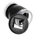 Lente d\'ingrandimento a LED e scala UV con messa a fuoco regolabile - 30x - nero / bianco