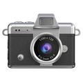 LK-027 Mini retrocamera da pollice - Schermo ribaltabile da 1.47", video HD 720p - Nero