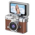 LK-027 Mini retrocamera da pollice - Schermo ribaltabile da 1.47", video HD 720p