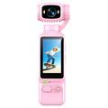 LK-032 Videocamera portatile per vlog con stabilizzazione - Rosa