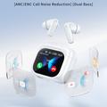 Auricolari LX-50 True Wireless con custodia di ricarica touch screen - Nero