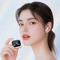 Auricolari LX-50 True Wireless con custodia di ricarica touch screen - Nero