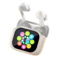 Auricolari LX-50 True Wireless con custodia di ricarica touch screen - Bianco