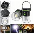 Lampada da campeggio LY27 resistente all\'acqua con 7 modalità - Nera