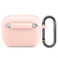 Custodia in silicone liquido Lacoste AirPods Pro - rosa