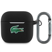 Custodia in silicone liquido con Lacoste Croc Logo per AirPods 4