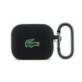 Custodia in silicone liquido con logo Lacoste Croc per AirPods Pro 3 - Nero
