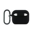 Custodia in silicone liquido con logo Lacoste Croc per AirPods Pro 3 - Nero