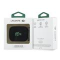 Custodia in silicone liquido con logo Lacoste Croc per AirPods Pro 3 - Nero