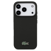 Custodia MagSafe e portacarte magnetico iPhone 18 Pro Max Lacoste Iconic Petit Pique - Nera