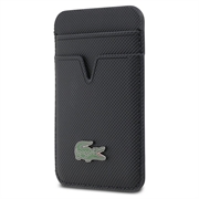 Portacarte magnetico Iconic Petit Pique di Lacoste - Compatibile con MagSafe - Blu navy