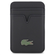 Portacarte magnetico Iconic Petit Pique di Lacoste - Compatibile con MagSafe - Blu navy