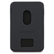 Portacarte magnetico Iconic Petit Pique di Lacoste - Compatibile con MagSafe - Blu navy