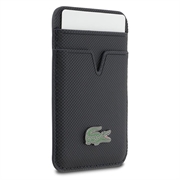 Portacarte magnetico Iconic Petit Pique di Lacoste - Compatibile con MagSafe - Blu navy