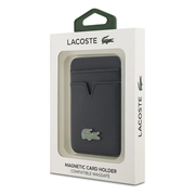 Portacarte magnetico Iconic Petit Pique di Lacoste - Compatibile con MagSafe - Blu navy