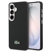 Custodia per Samsung Galaxy S26 Lacoste Iconic Petit Pique Metal Logo - Compatibile con MagSafe