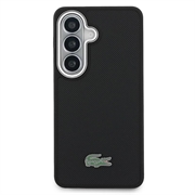 Custodia per Samsung Galaxy S26 Lacoste Iconic Petit Pique Metal Logo - Compatibile con MagSafe