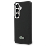 Custodia per Samsung Galaxy S26 Lacoste Iconic Petit Pique Metal Logo - Compatibile con MagSafe