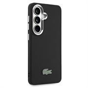 Custodia per Samsung Galaxy S26 Lacoste Iconic Petit Pique Metal Logo - Compatibile con MagSafe