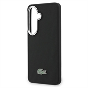Custodia per Samsung Galaxy S26 Lacoste Iconic Petit Pique Metal Logo - Compatibile con MagSafe