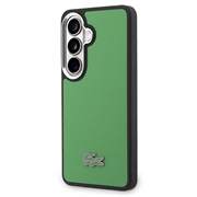 Custodia Samsung Galaxy S26 Lacoste Iconic Petit Pique Metal Logo - Compatibile con MagSafe - Verde