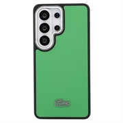 Custodia Samsung Galaxy S26 Ultra Lacoste Iconic Petit Pique Metal Logo - Compatibile con MagSafe - Verde