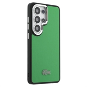 Custodia Samsung Galaxy S26 Ultra Lacoste Iconic Petit Pique Metal Logo - Compatibile con MagSafe - Verde