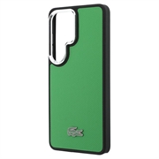 Custodia Samsung Galaxy S26 Ultra Lacoste Iconic Petit Pique Metal Logo - Compatibile con MagSafe - Verde