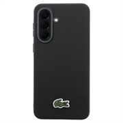 Custodia Samsung Galaxy A37 Lacoste Iconic Petit Pique Woven Logo - Nera