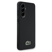 Custodia Samsung Galaxy A56 Lacoste Iconic Petit Pique Woven Logo - Nera