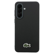 Custodia Samsung Galaxy A57 Lacoste Iconic Petit Pique Woven Logo - Nera