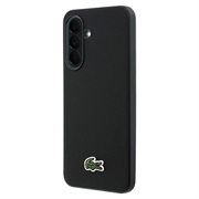 Custodia Samsung Galaxy A57 Lacoste Iconic Petit Pique Woven Logo - Nera
