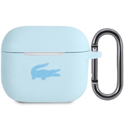 Custodia in silicone liquido per Lacoste Airpods 3 - Blu