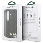 Custodia magnetica Samsung Galaxy S26 Lacoste PVC Blend Monogram Gold Logo - Marrone