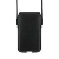 Tasca Lacoste XL con monogramma in misto PVC - Nero