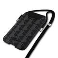 Tasca Lacoste XL con monogramma in misto PVC - Nero