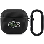 Custodia per AirPods 4 Lacoste Petit Pique Croc Logo Patch - Nera