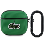 Custodia AirPods 4 Lacoste Petit Pique Croc Logo Patch - Verde