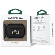 Custodia per AirPods Pro 2 Lacoste Petit Pique Croc Logo Patch - Nera