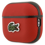 Custodia AirPods Pro 2 Lacoste Petit Pique Croc Logo Patch - Rossa