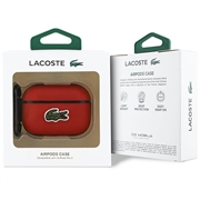 Custodia AirPods Pro 2 Lacoste Petit Pique Croc Logo Patch - Rossa